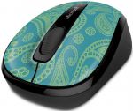 Microsoft Mobile Mouse 3500 Limited Edition, Aqua Paisley